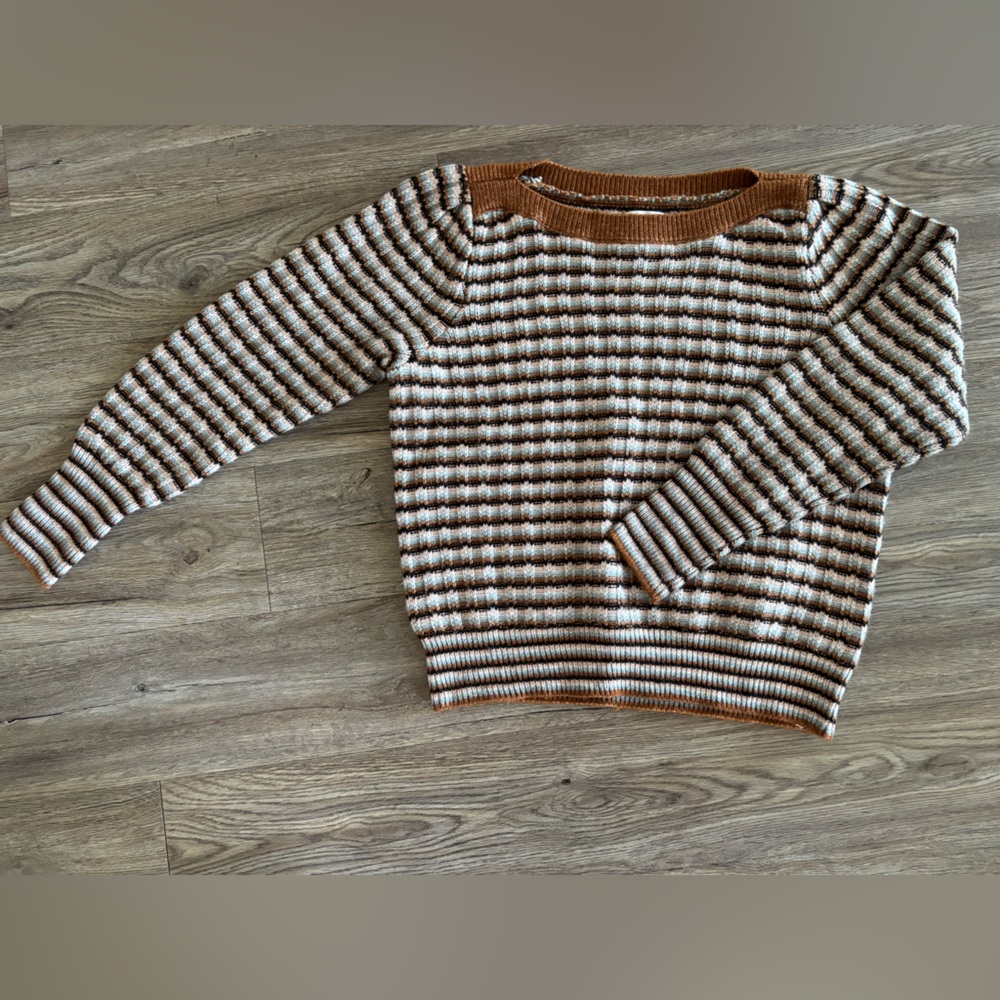 Like New, Nine West Striped Sweater, Size Medium